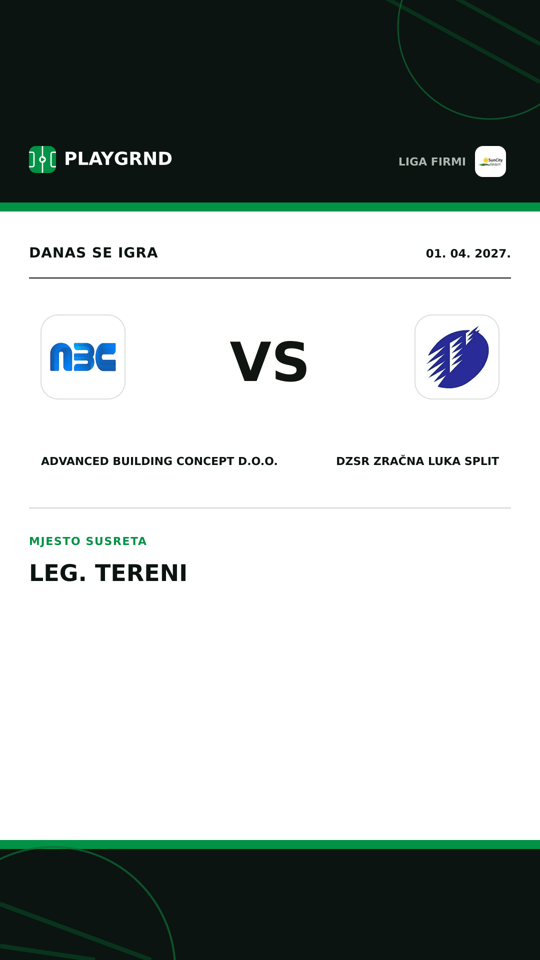 Instagram slika: Advanced Building Concept d.o.o. vs DZSR Zračna Luka Split