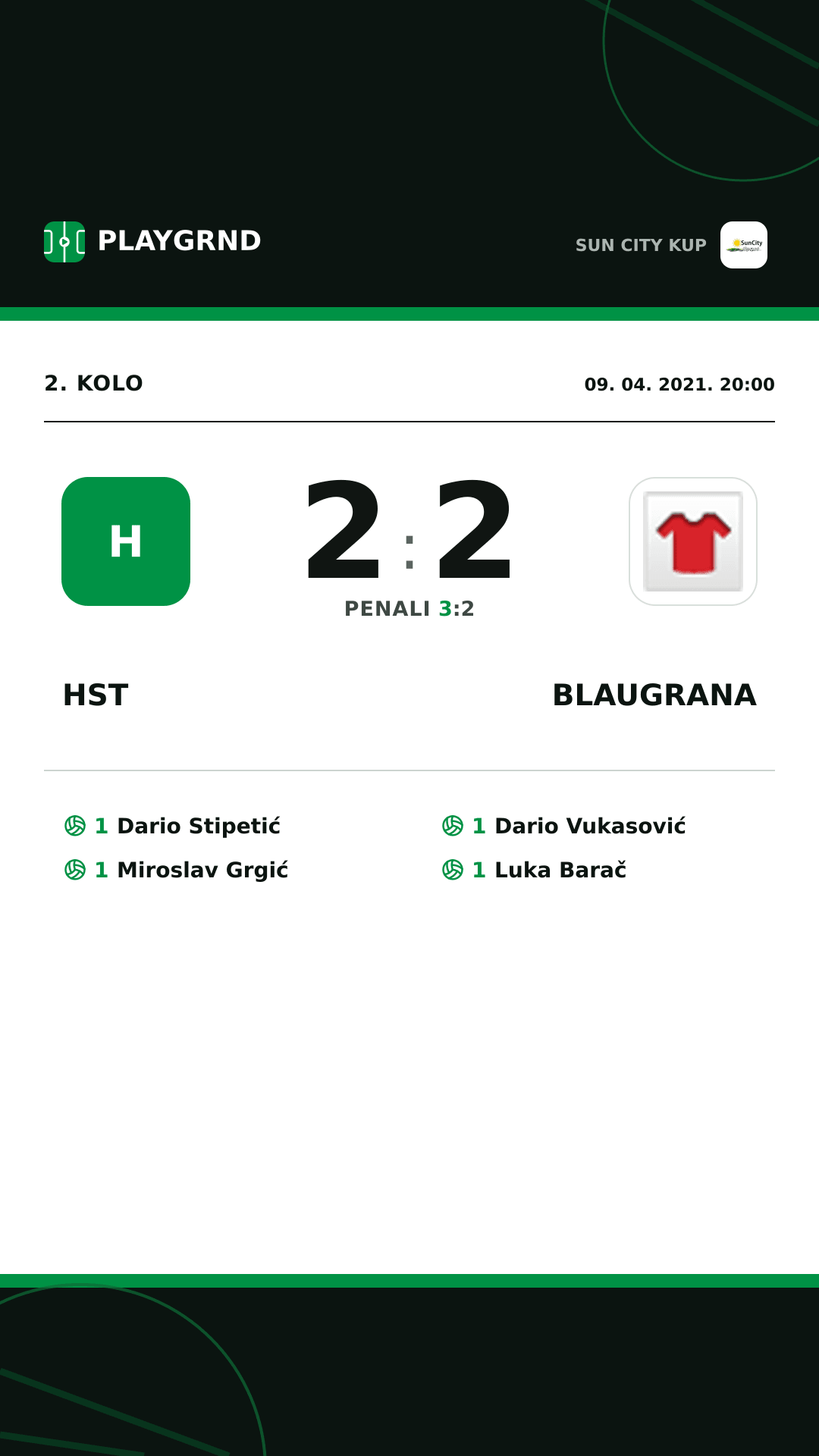 Instagram slika: Hst 2:2 Blaugrana