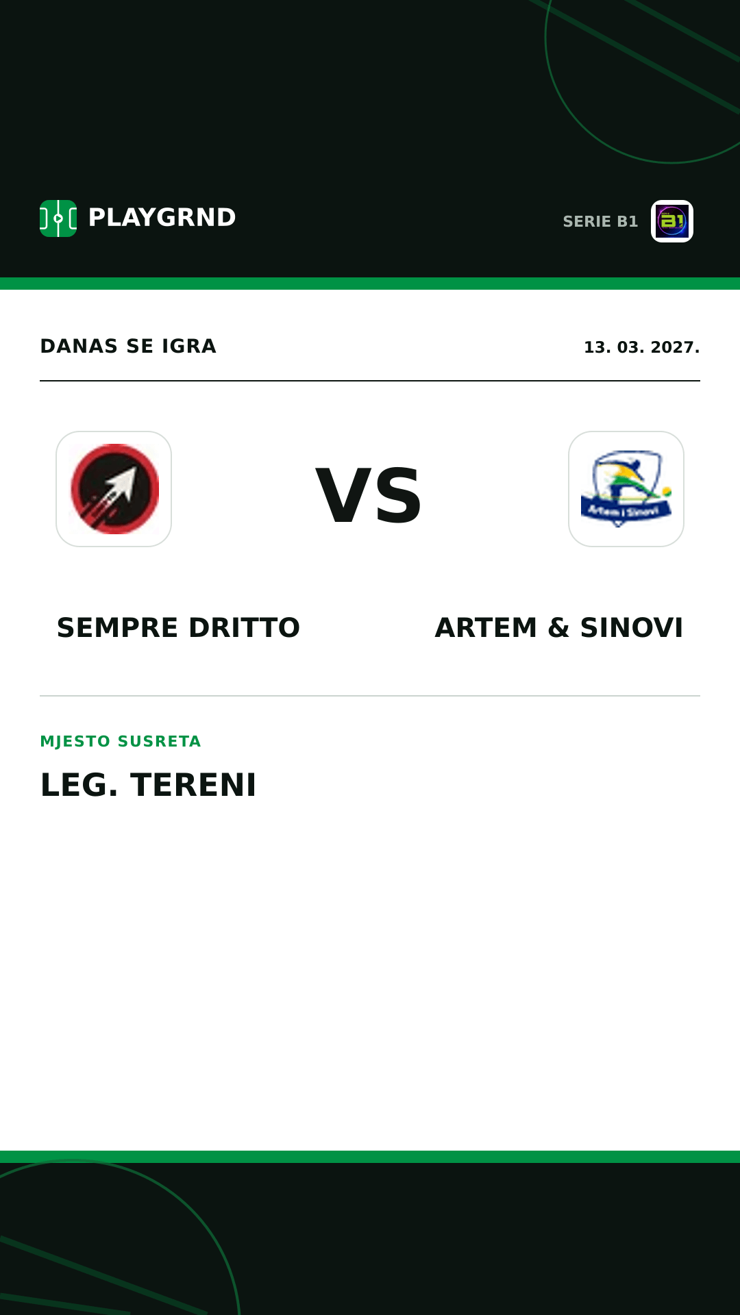 Instagram slika: Sempre Dritto vs Artem & Sinovi