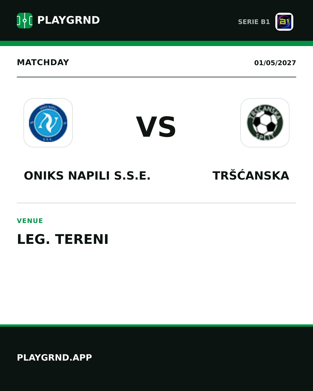 Instagram artwork: Oniks Napili S.S.E. vs Tršćanska