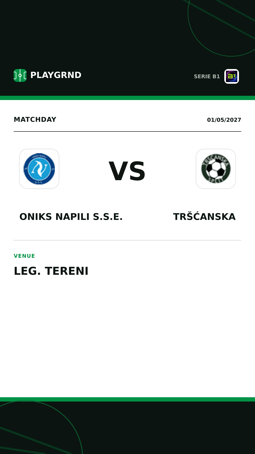 Instagram artwork: Oniks Napili S.S.E. vs Tršćanska