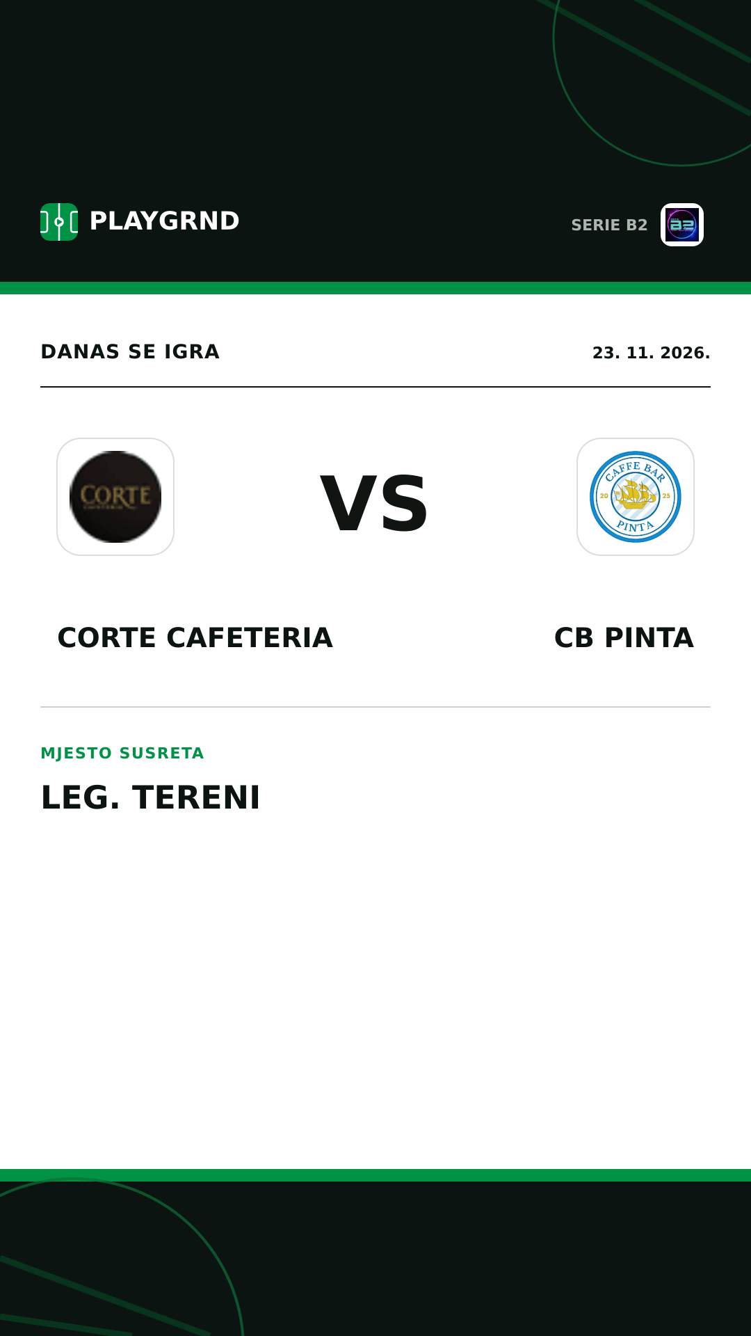Instagram slika: Corte Cafeteria vs CB Pinta