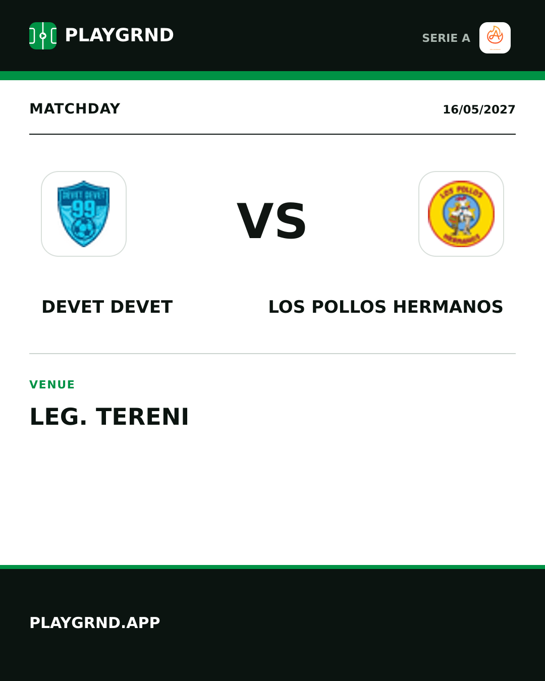 Instagram artwork: Devet Devet vs Los Pollos Hermanos