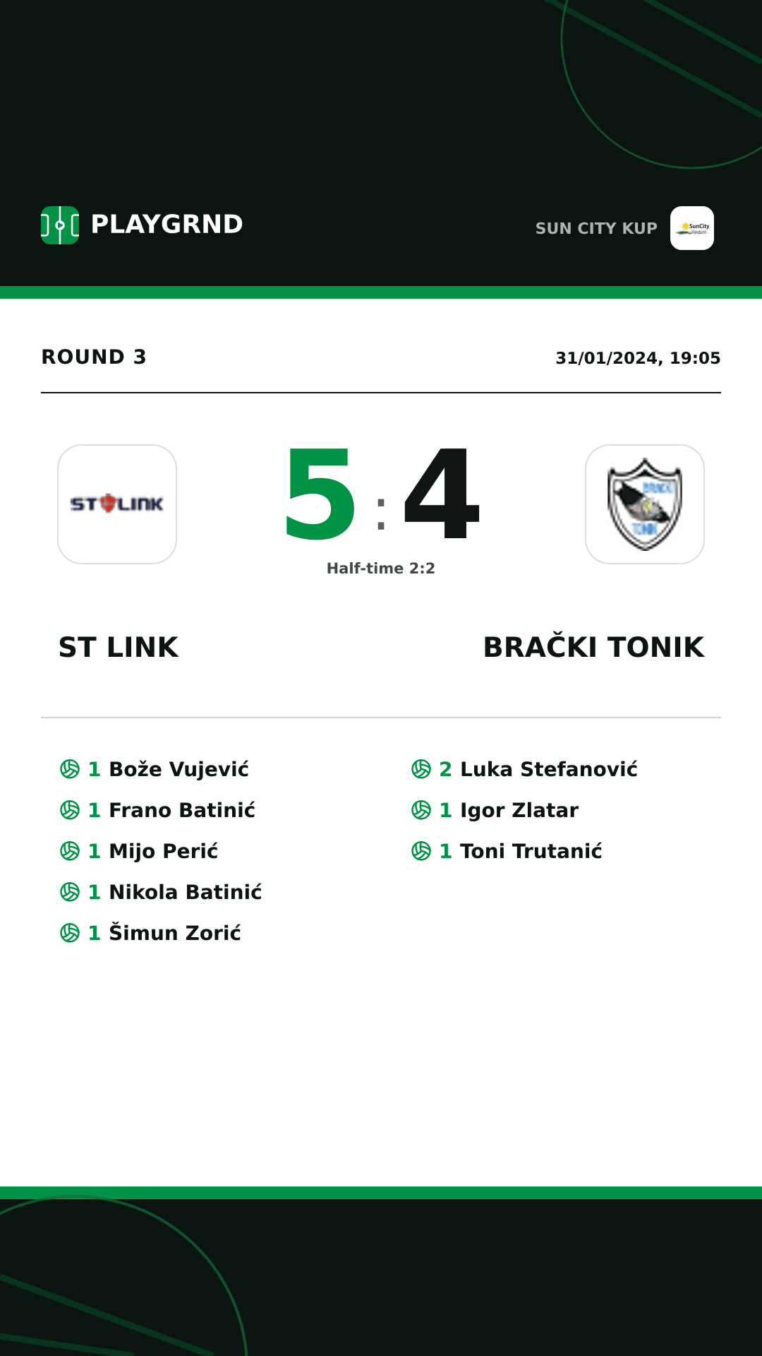 Instagram artwork: ST Link 5:4 Brački Tonik