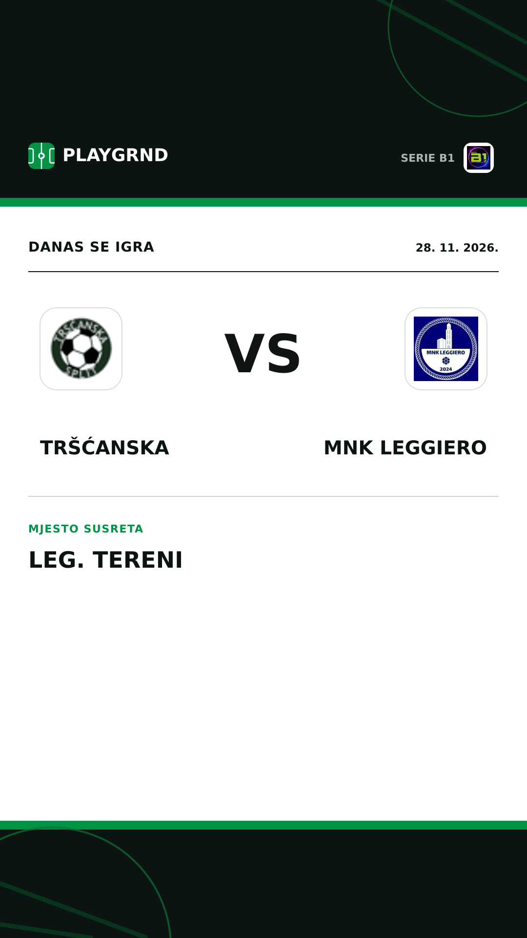 Instagram slika: Tršćanska vs MNK Leggiero