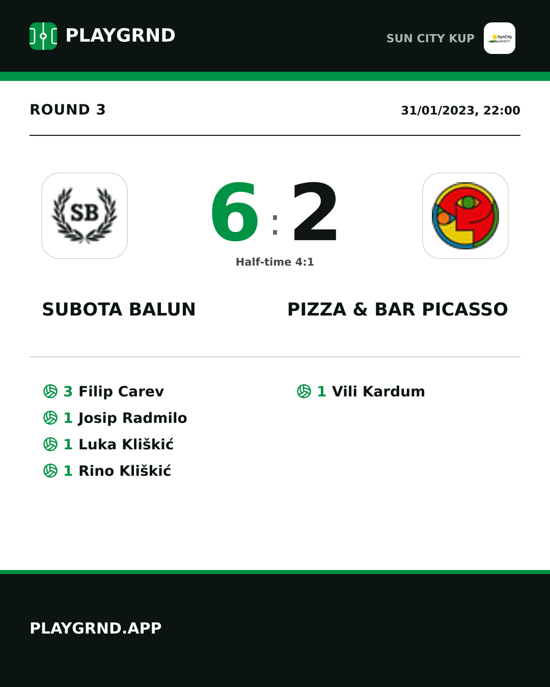 Instagram artwork: Subota Balun 6:2 Pizza & Bar Picasso