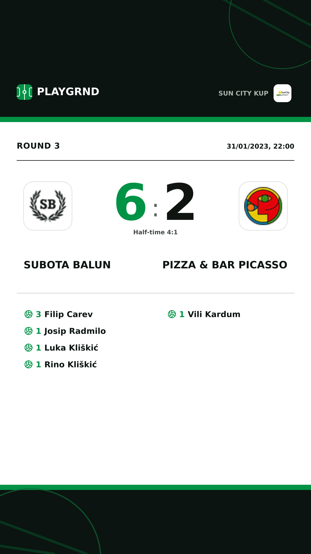 Instagram artwork: Subota Balun 6:2 Pizza & Bar Picasso