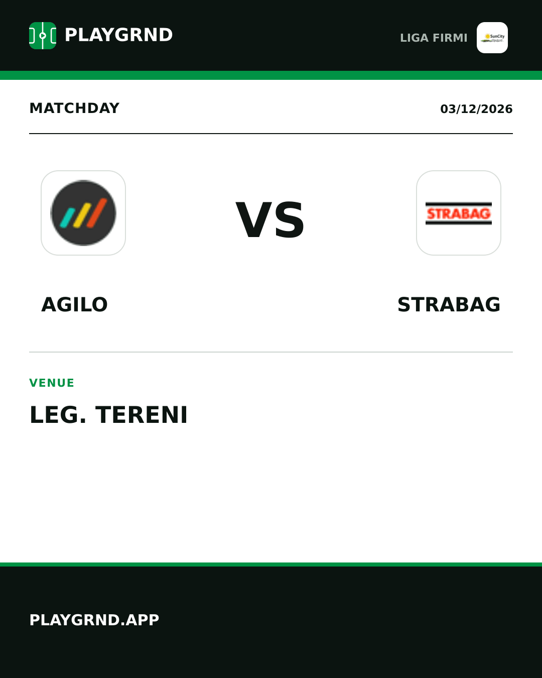 Instagram artwork: Agilo vs Strabag