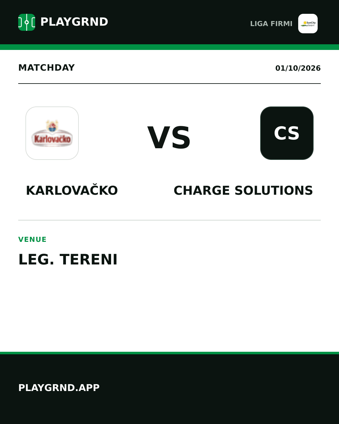 Instagram artwork: Karlovačko vs Charge Solutions