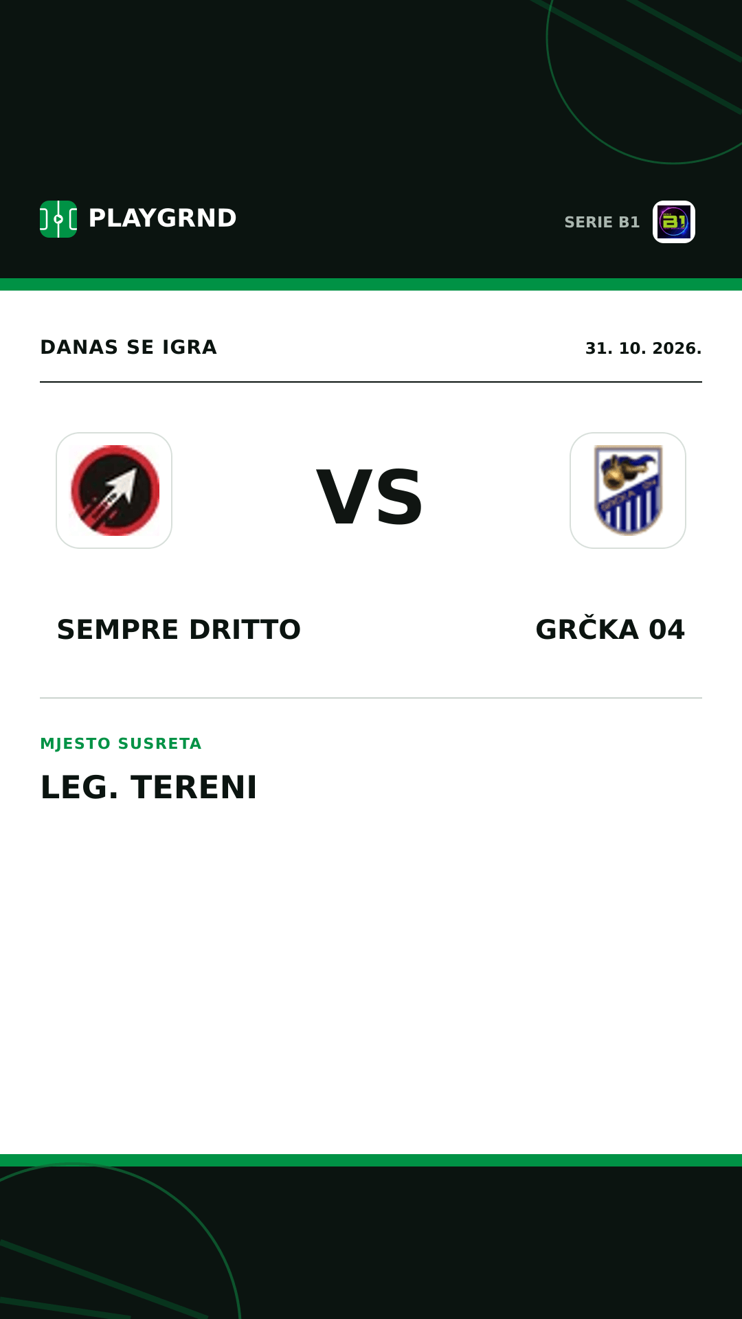 Instagram slika: Sempre Dritto vs Grčka 04