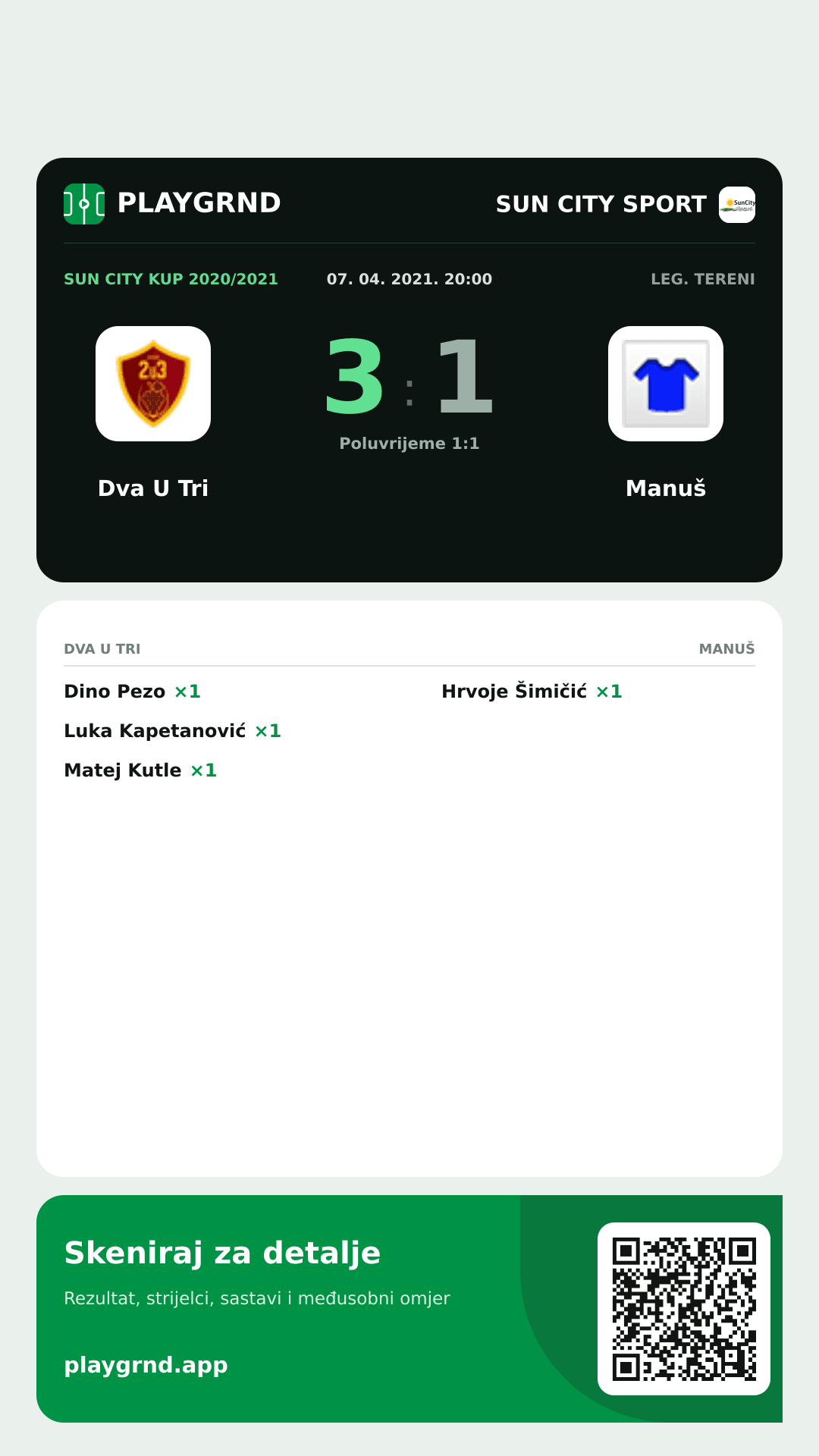 Story image: Dva U Tri 3:1 Manuš