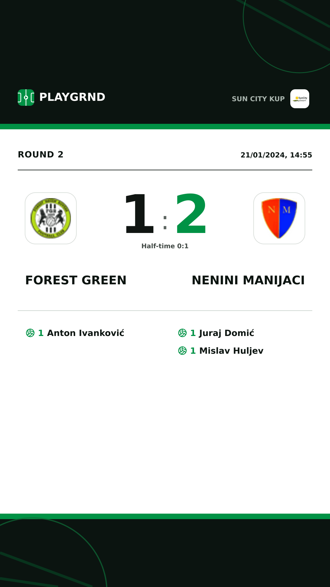 Instagram artwork: Forest Green 1:2 Nenini Manijaci