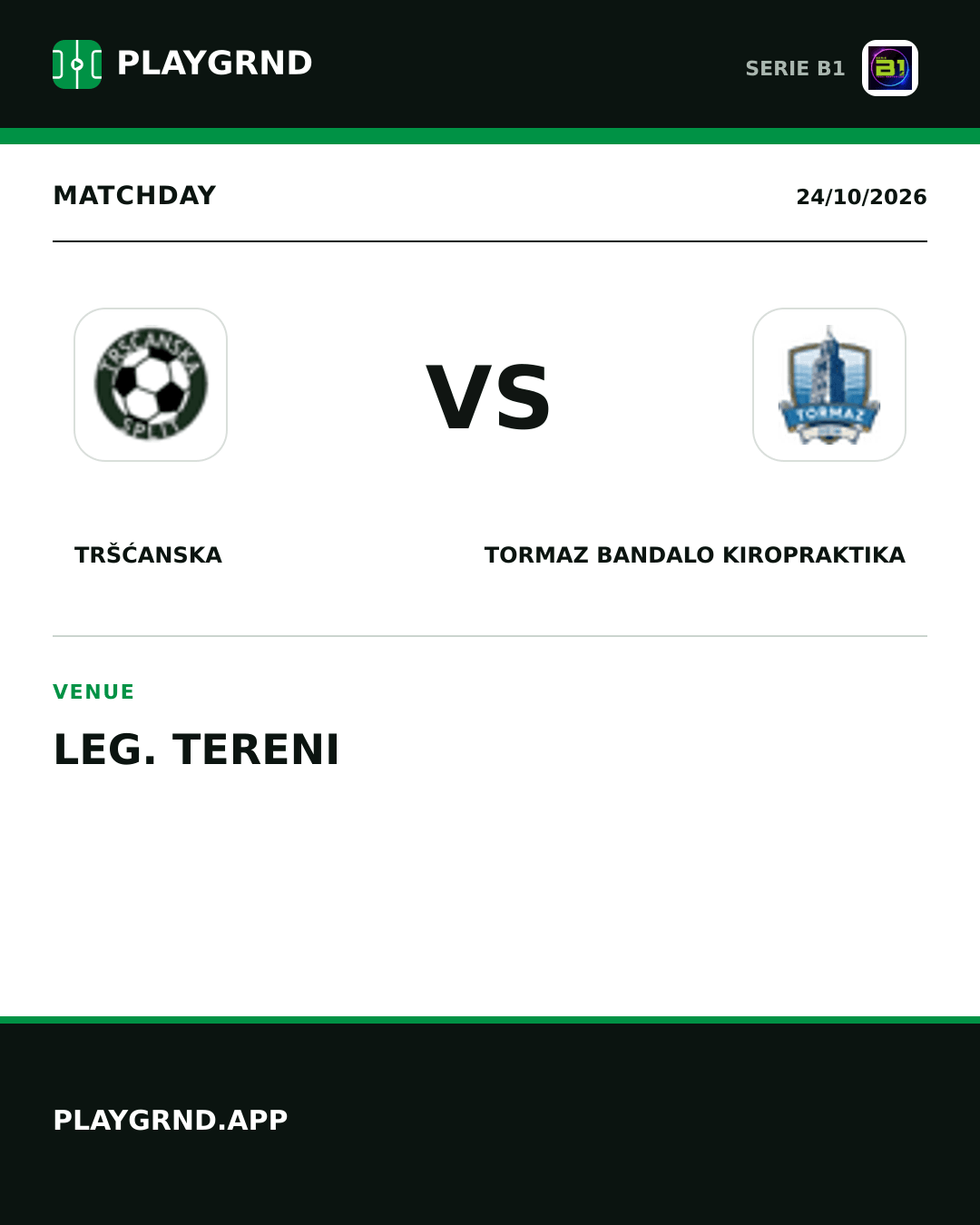 Instagram artwork: Tršćanska vs Tormaz Bandalo Kiropraktika