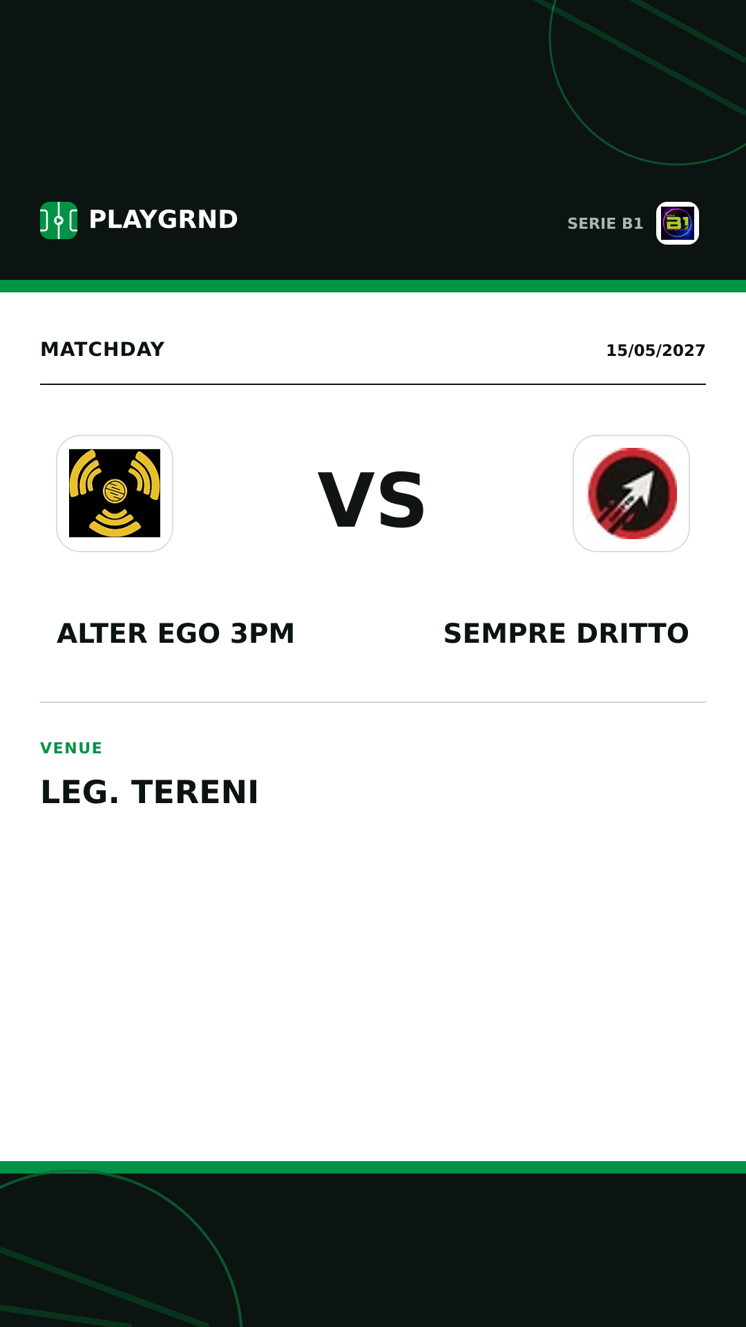 Instagram artwork: Alter Ego 3PM vs Sempre Dritto