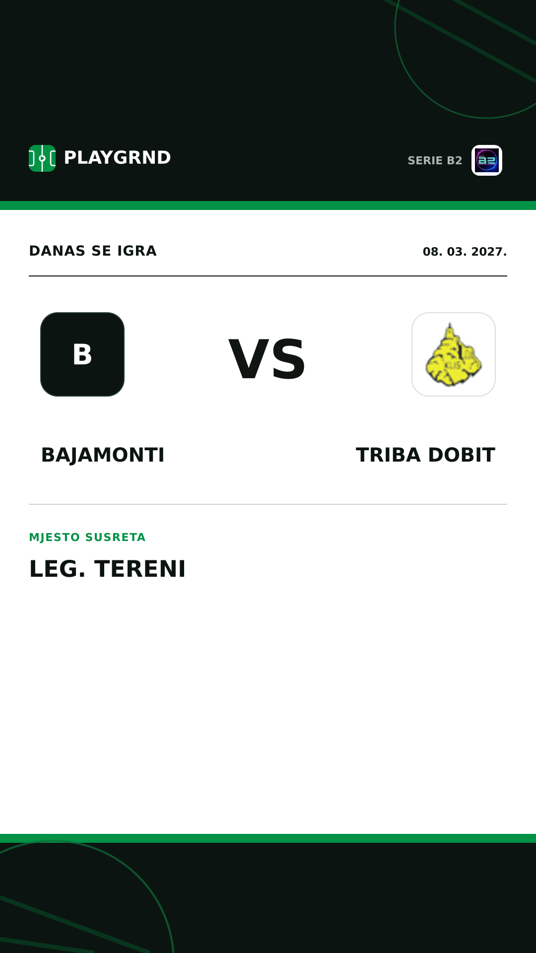Instagram slika: Bajamonti vs Triba Dobit