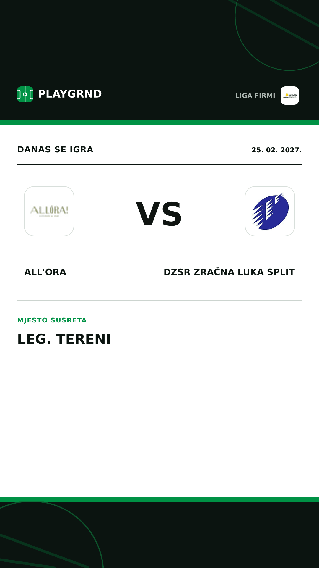 Instagram slika: All'Ora vs DZSR Zračna Luka Split