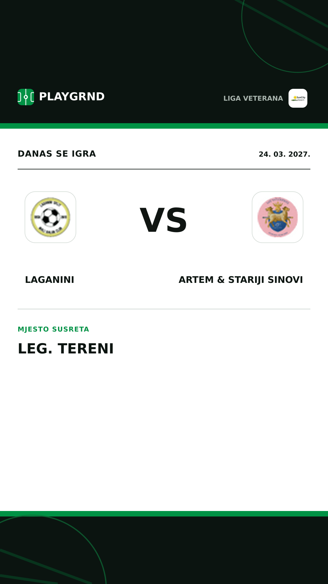 Instagram slika: Laganini vs Artem & Stariji Sinovi