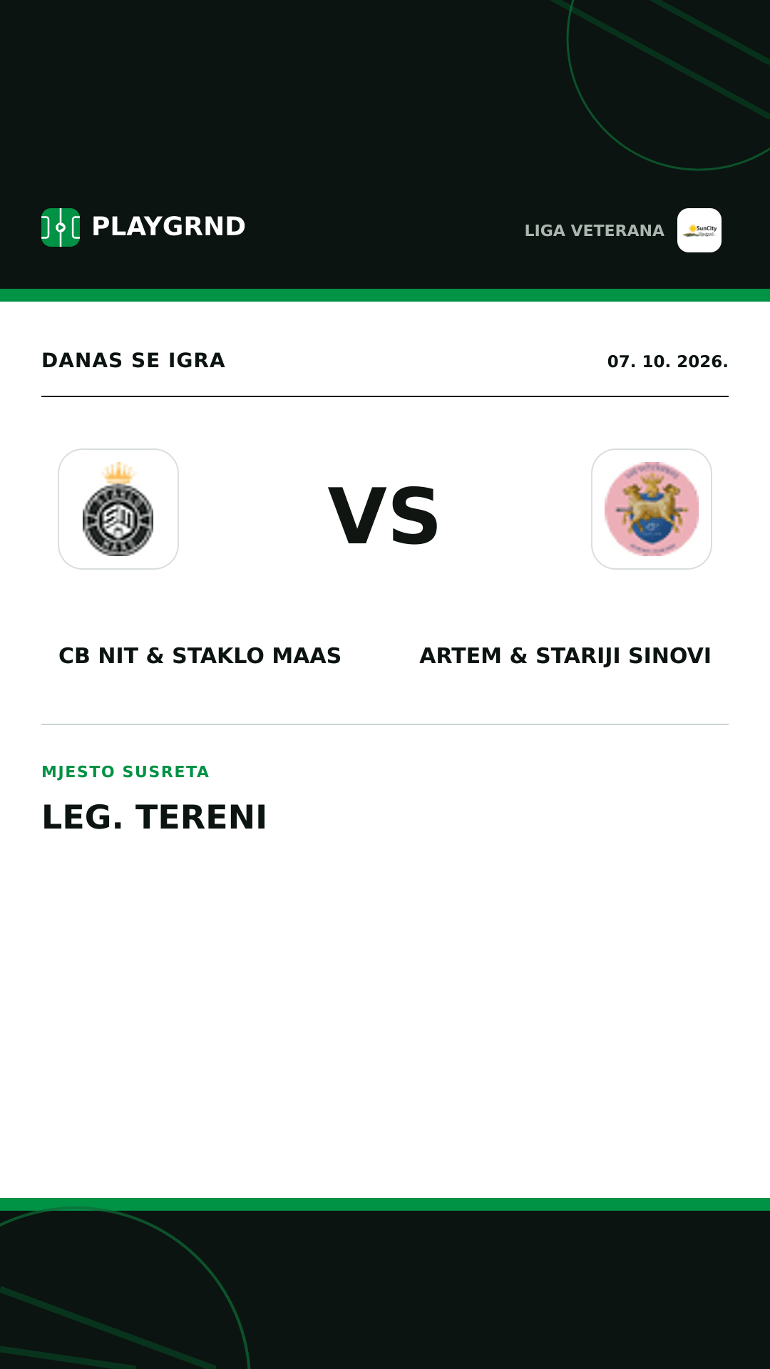 Instagram slika: CB Nit & Staklo Maas vs Artem & Stariji Sinovi