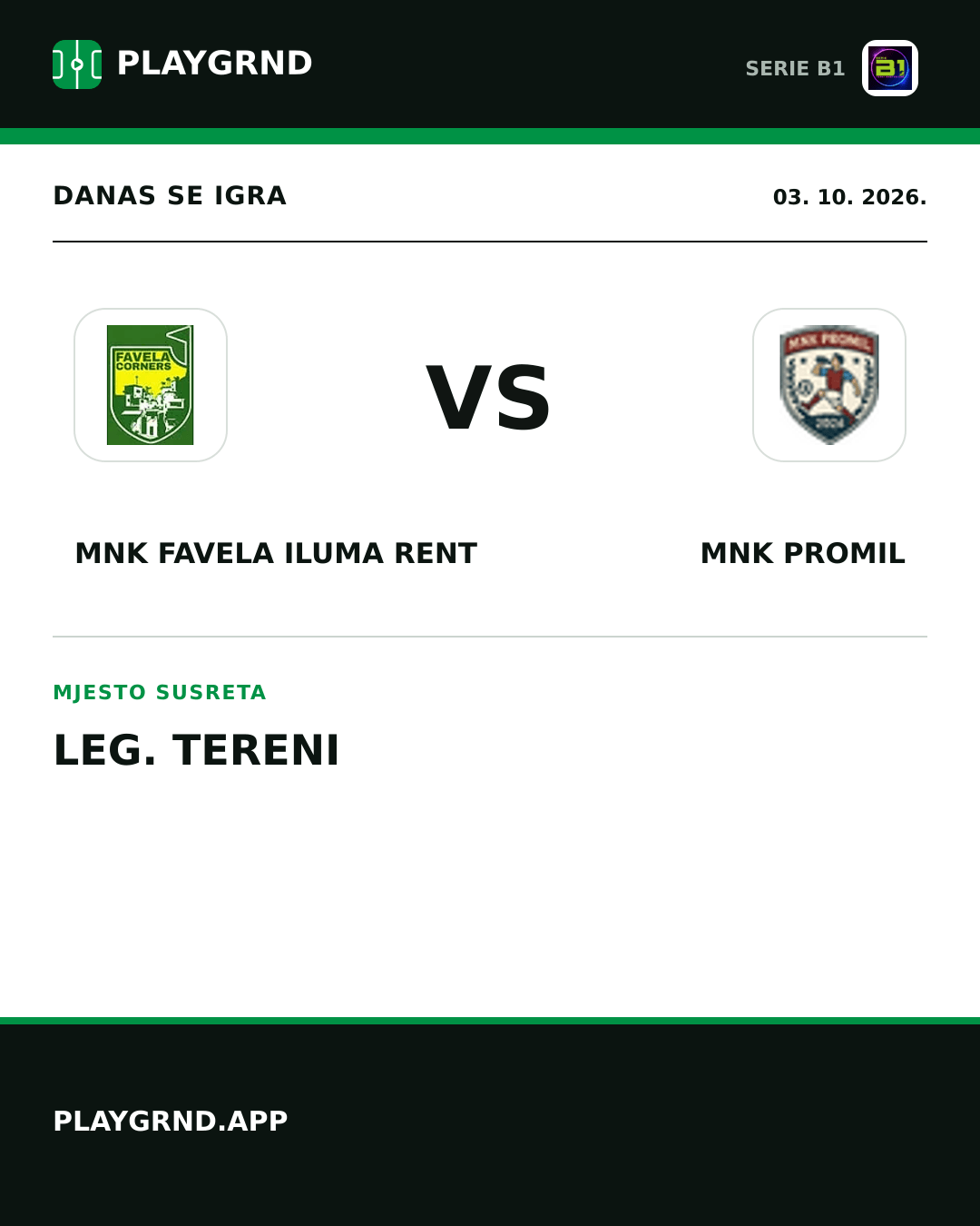 Instagram slika: MNK Favela Iluma Rent vs Mnk Promil