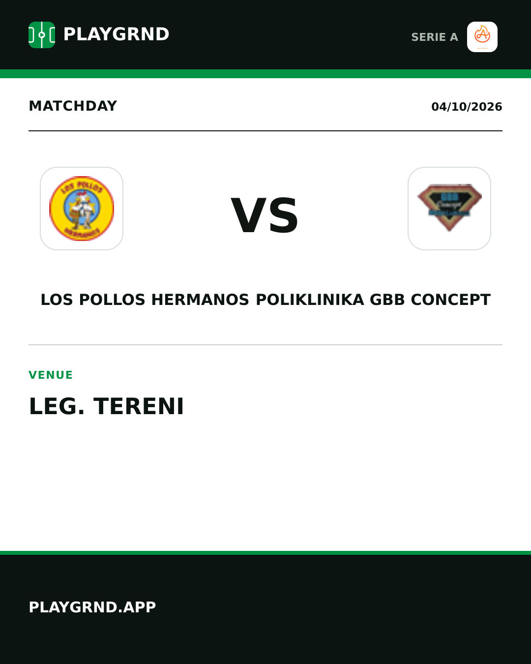 Instagram artwork: Los Pollos Hermanos vs Poliklinika Gbb Concept
