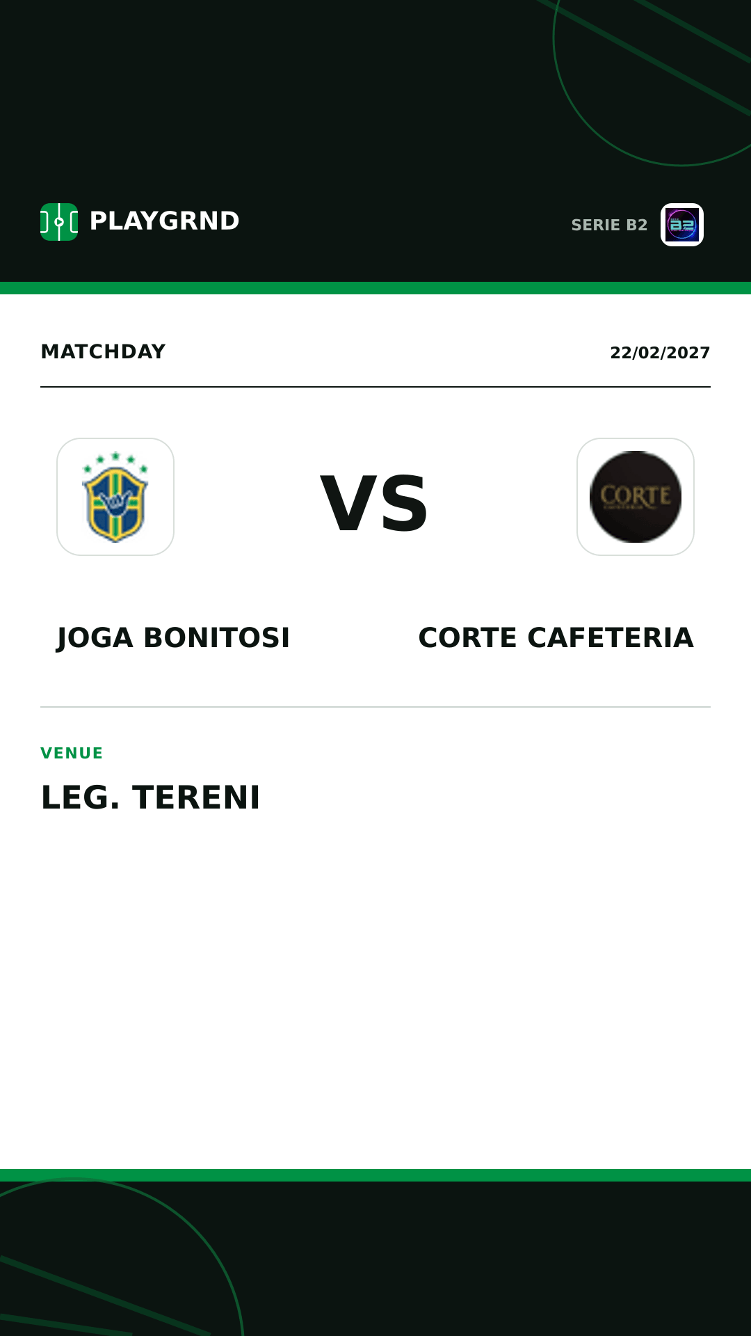 Instagram artwork: Joga Bonitosi vs Corte Cafeteria