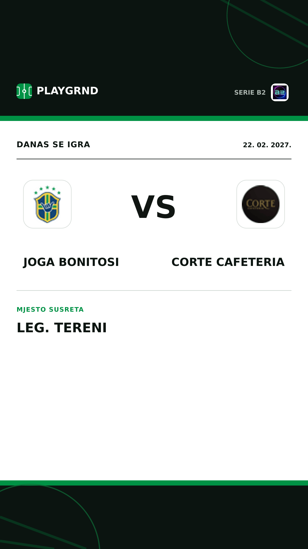 Instagram slika: Joga Bonitosi vs Corte Cafeteria