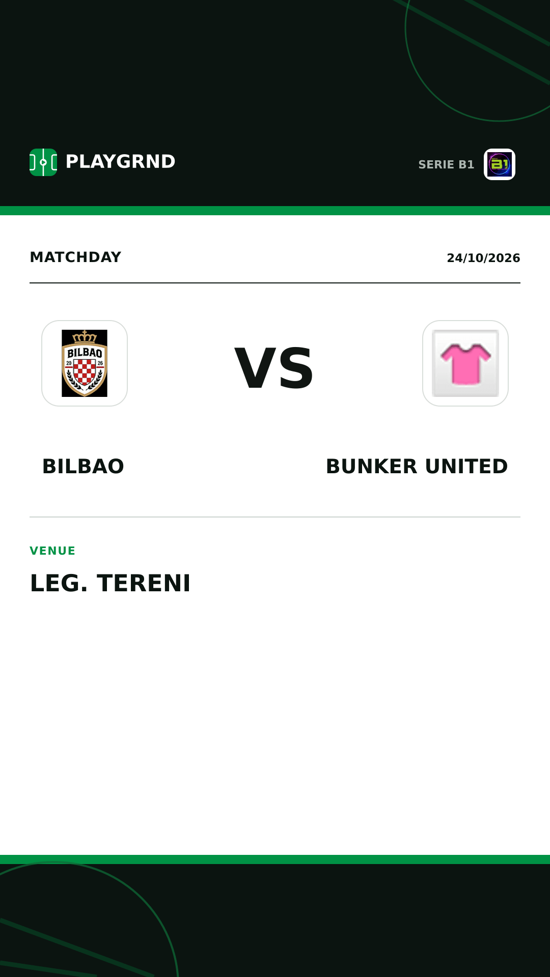 Instagram artwork: Bilbao vs Bunker United