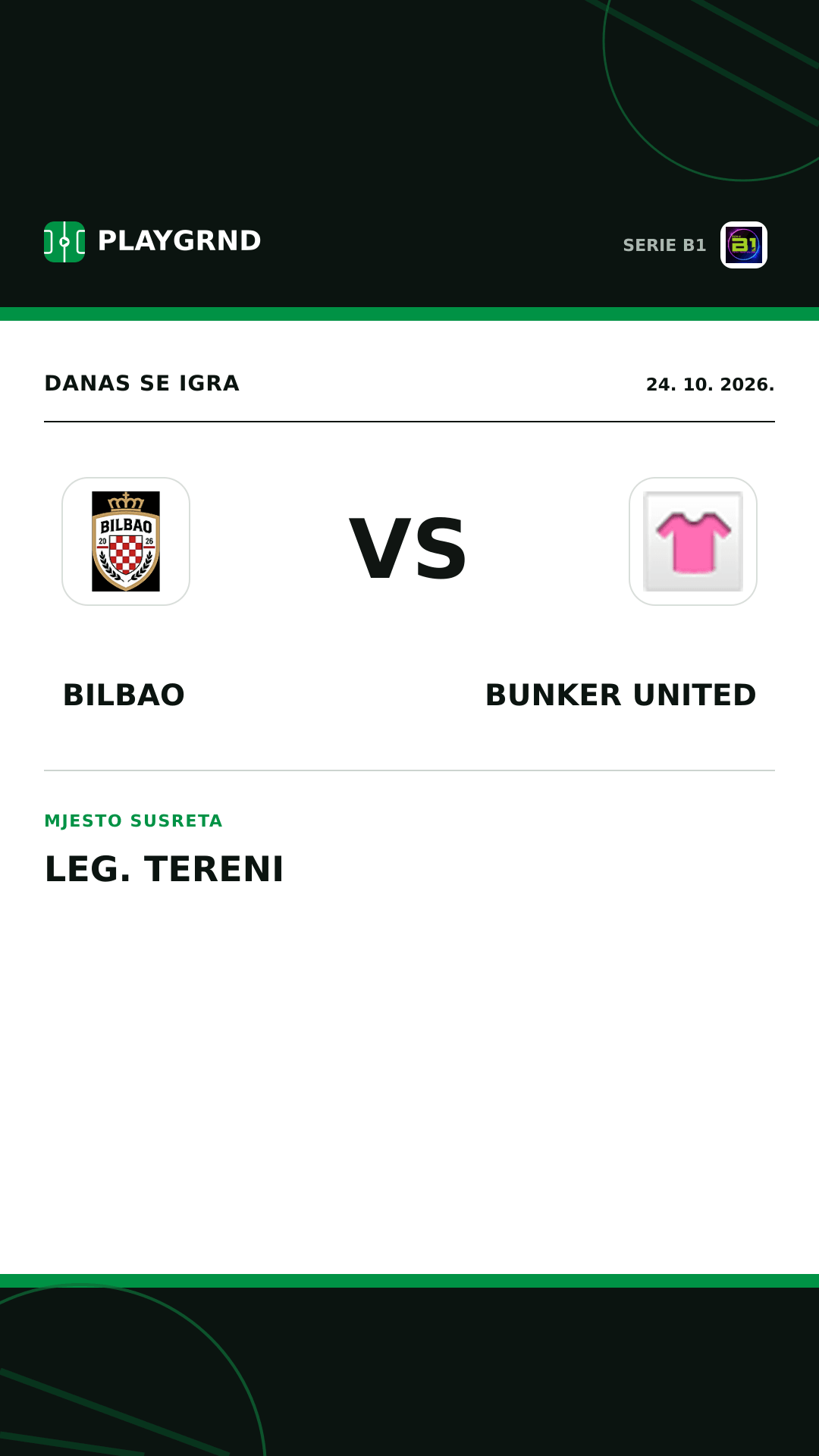 Instagram slika: Bilbao vs Bunker United