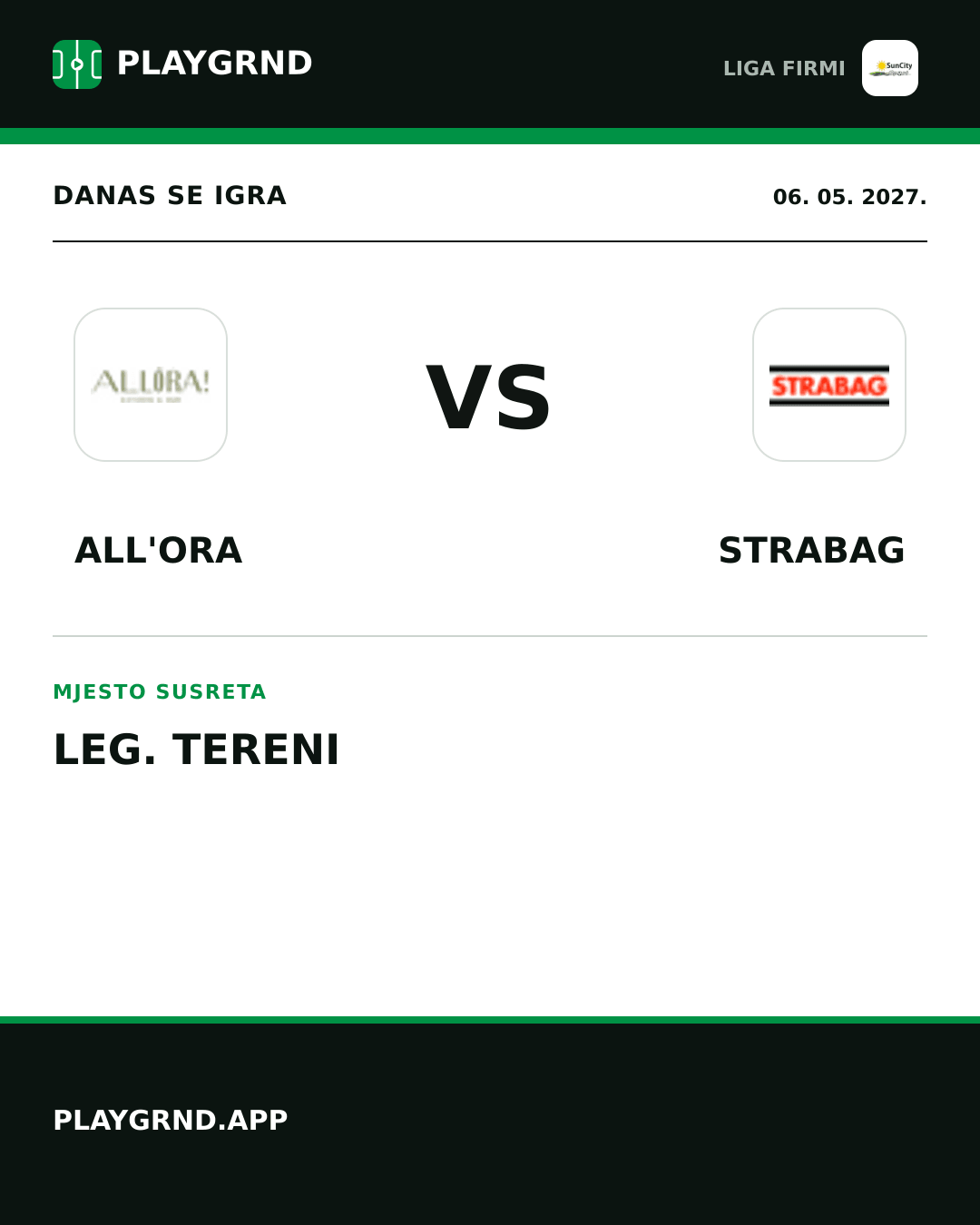 Instagram slika: All'Ora vs Strabag
