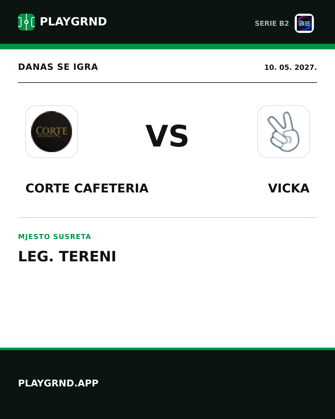 Instagram slika: Corte Cafeteria vs Vicka