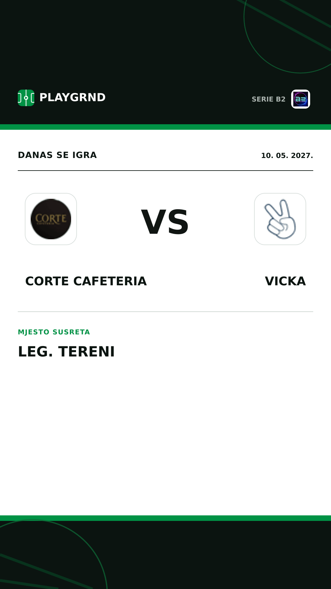 Instagram slika: Corte Cafeteria vs Vicka