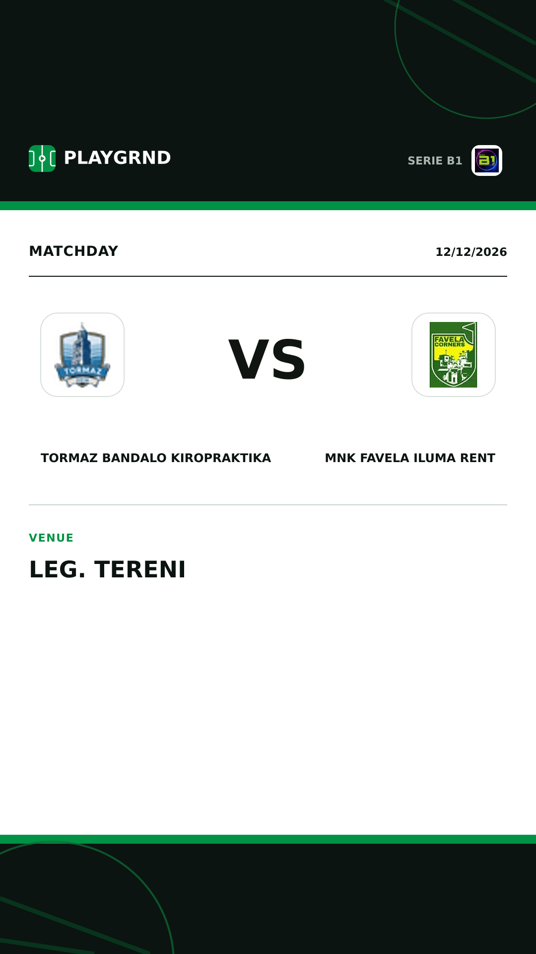 Instagram artwork: Tormaz Bandalo Kiropraktika vs MNK Favela Iluma Rent