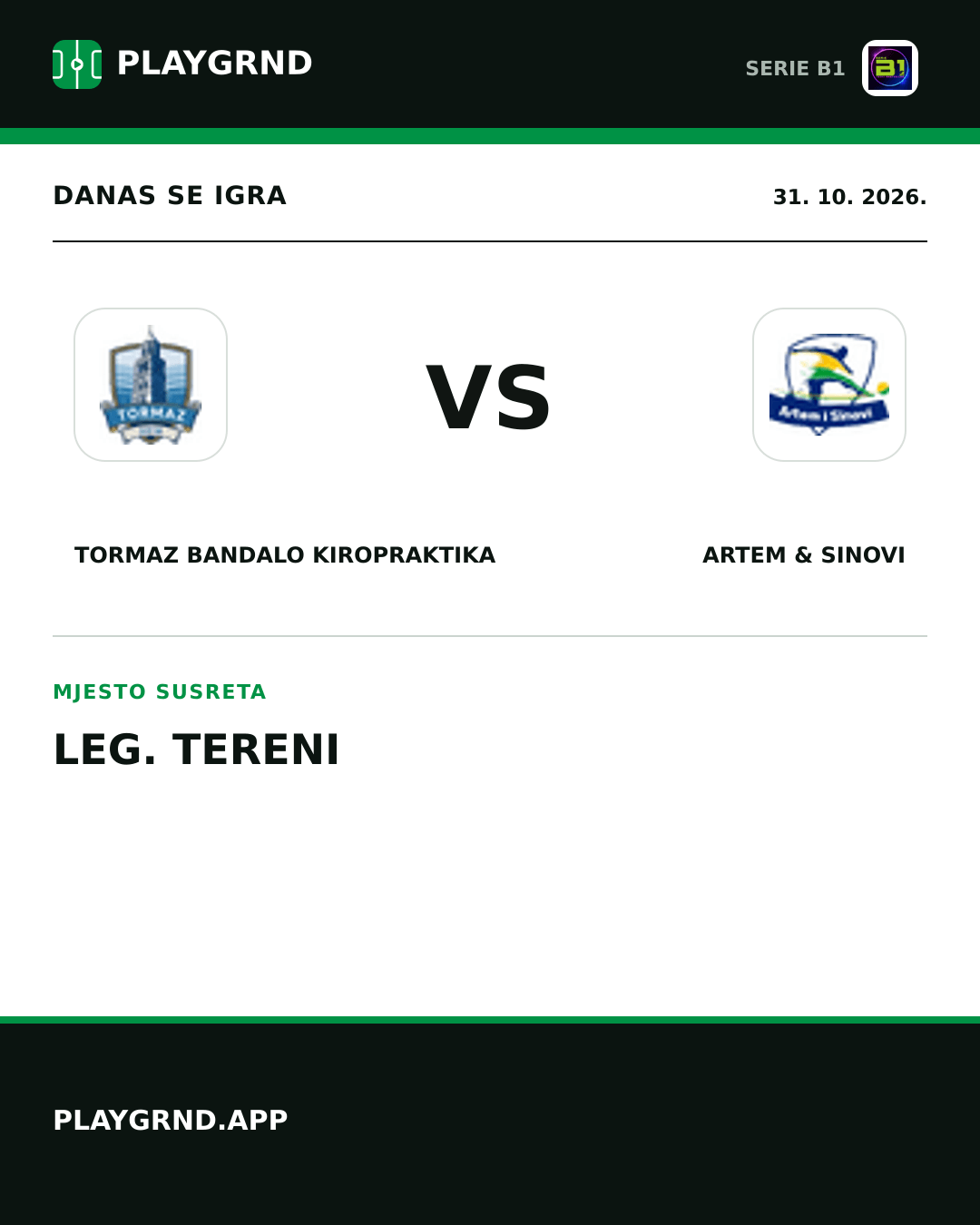 Instagram slika: Tormaz Bandalo Kiropraktika vs Artem & Sinovi