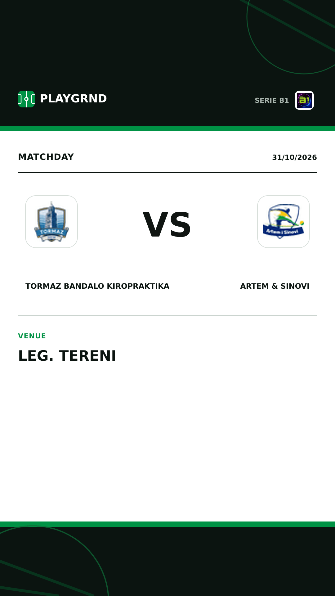 Instagram artwork: Tormaz Bandalo Kiropraktika vs Artem & Sinovi