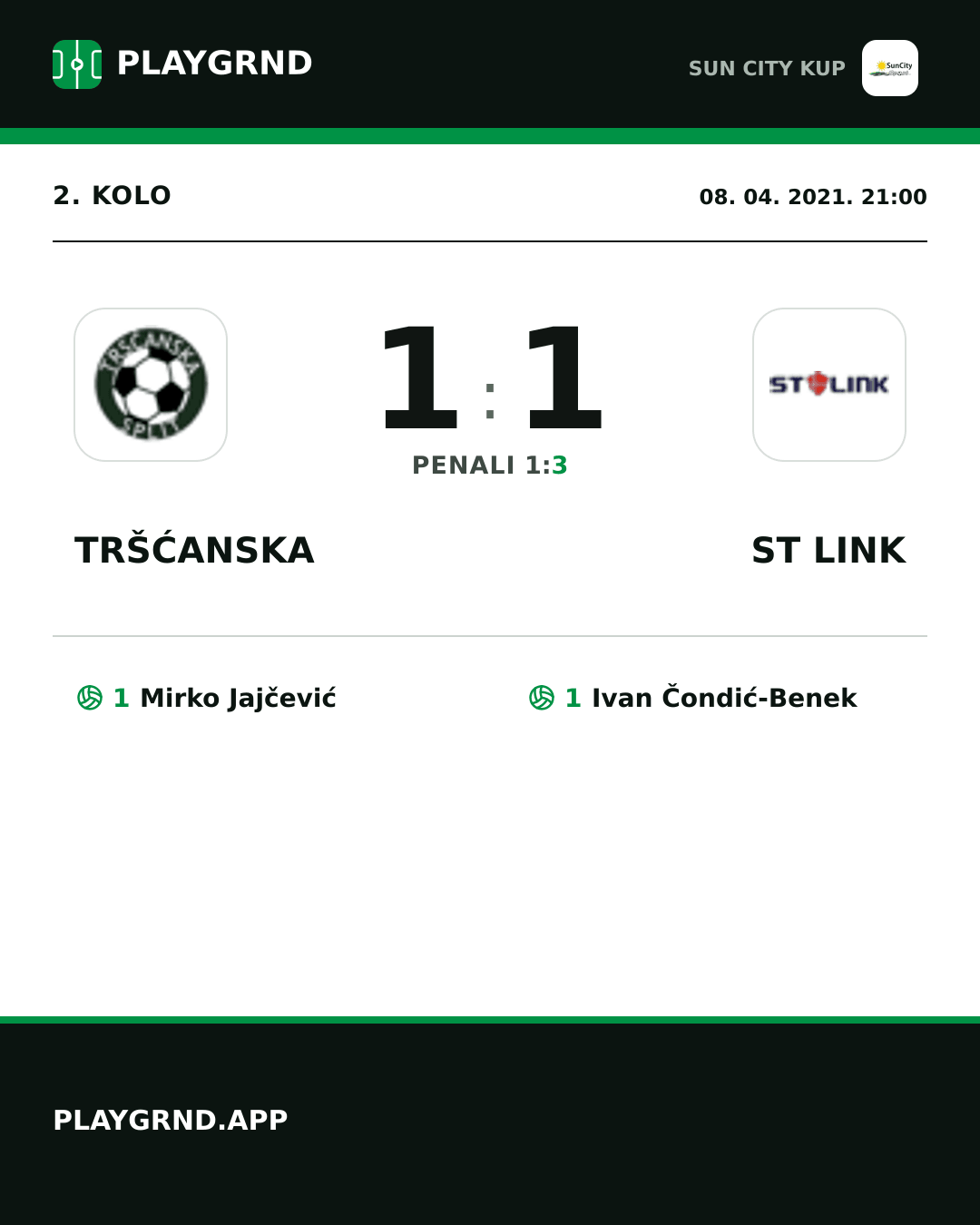 Instagram slika: Tršćanska 1:1 ST Link