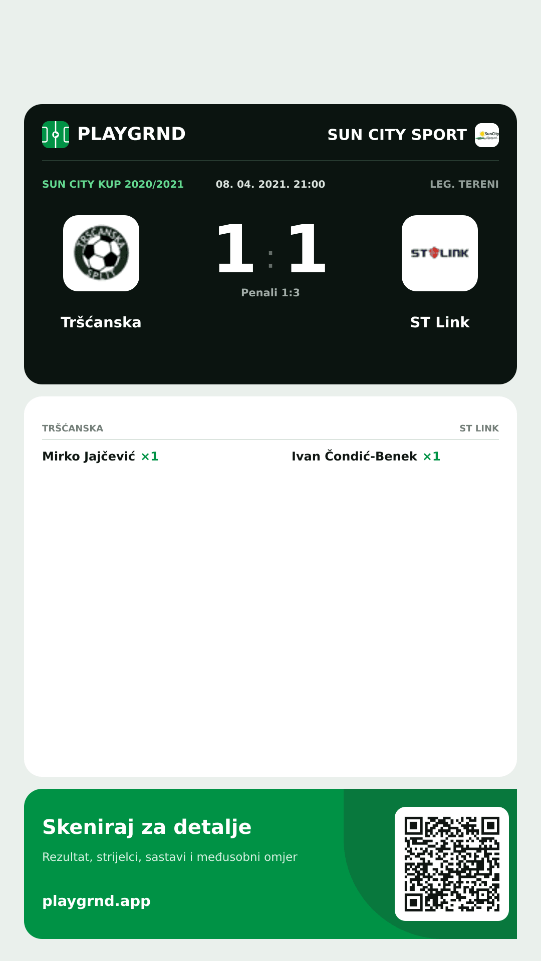 Story slika: Tršćanska 1:1 ST Link