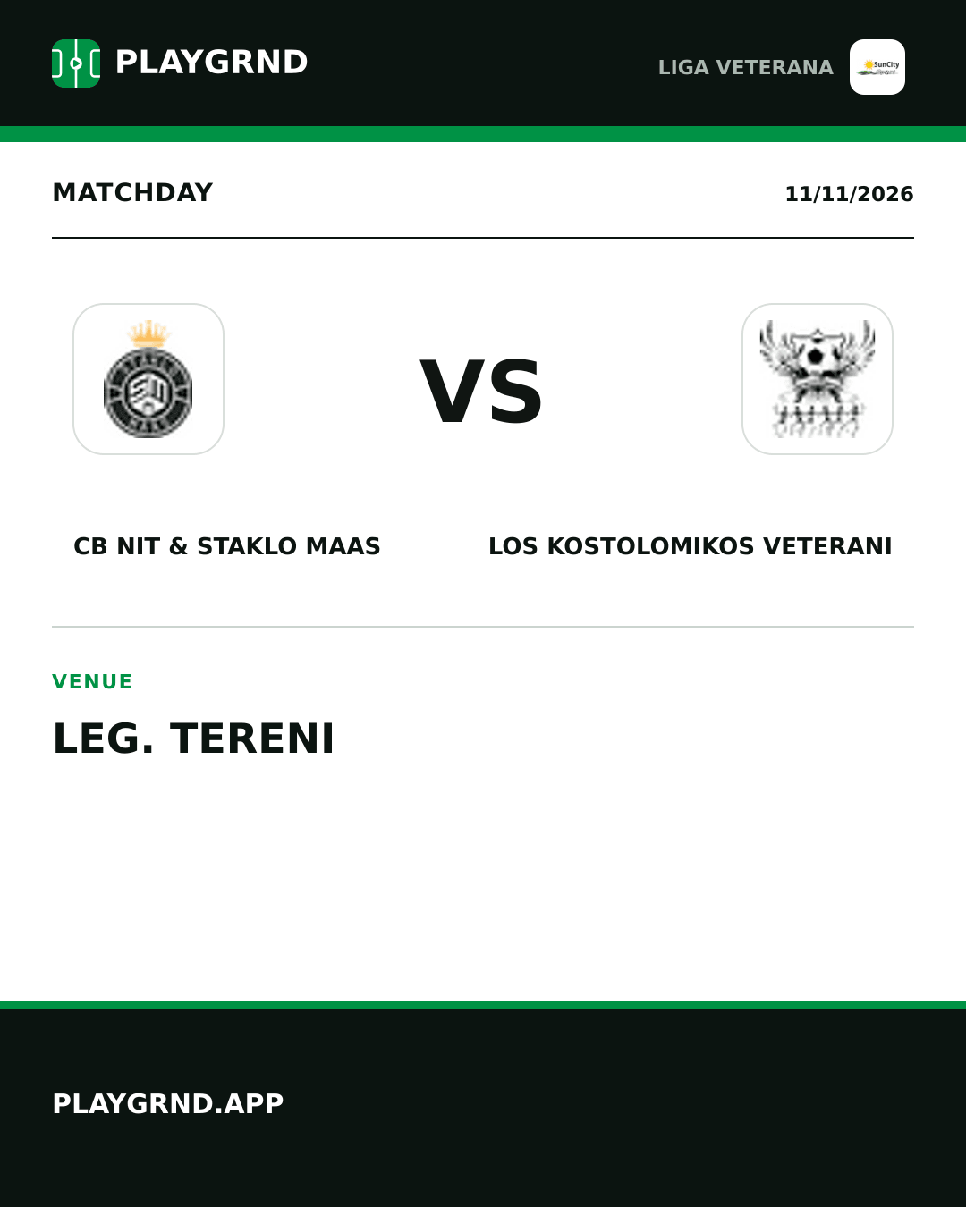 Instagram artwork: CB Nit & Staklo Maas vs Los Kostolomikos Veterani