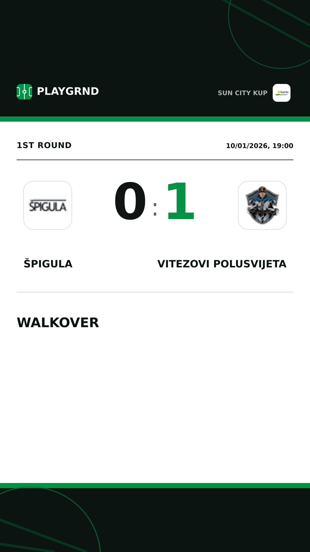Instagram artwork: Špigula 0:1 Vitezovi Polusvijeta