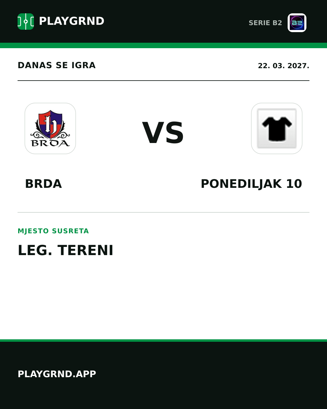 Instagram slika: Brda vs Ponediljak 10