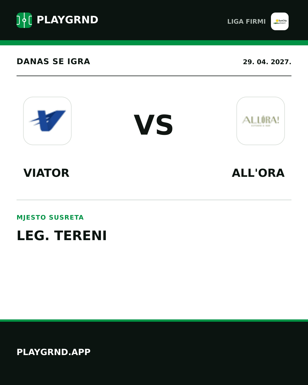 Instagram slika: Viator vs All'Ora