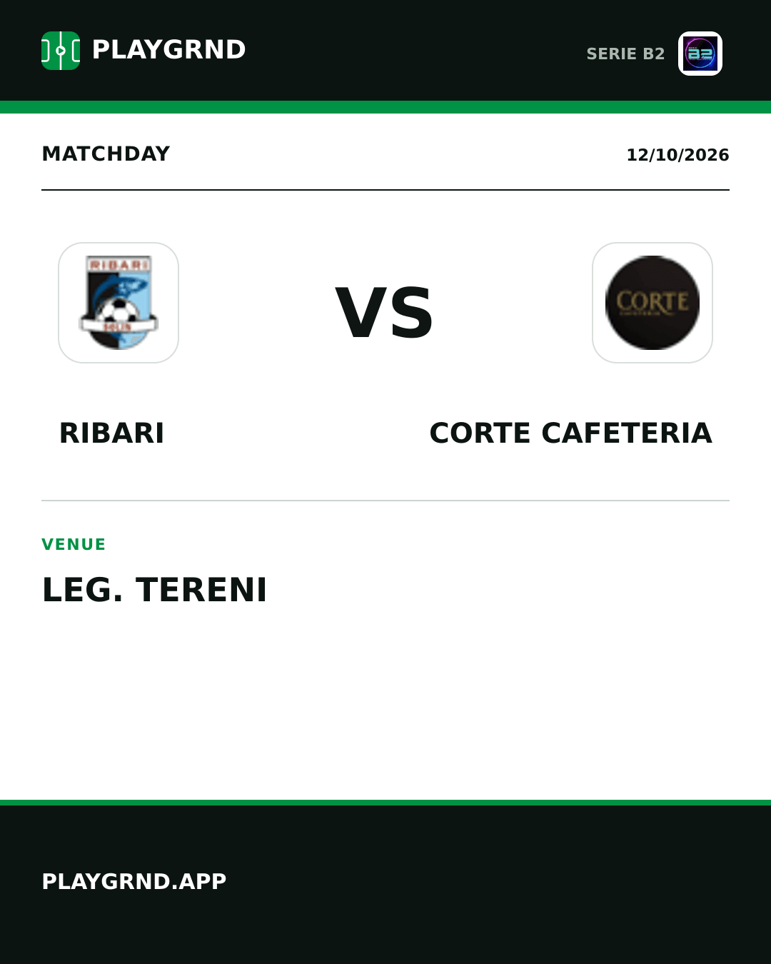 Instagram artwork: Ribari vs Corte Cafeteria