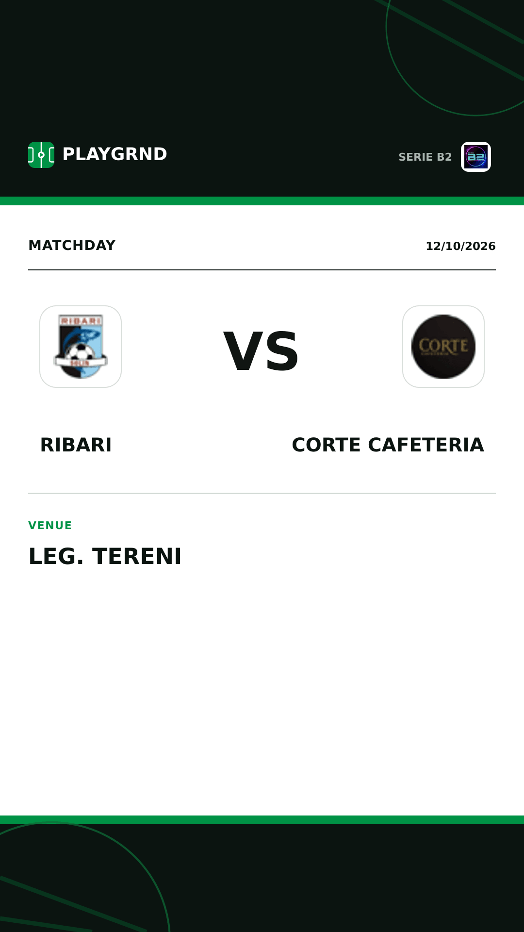 Instagram artwork: Ribari vs Corte Cafeteria