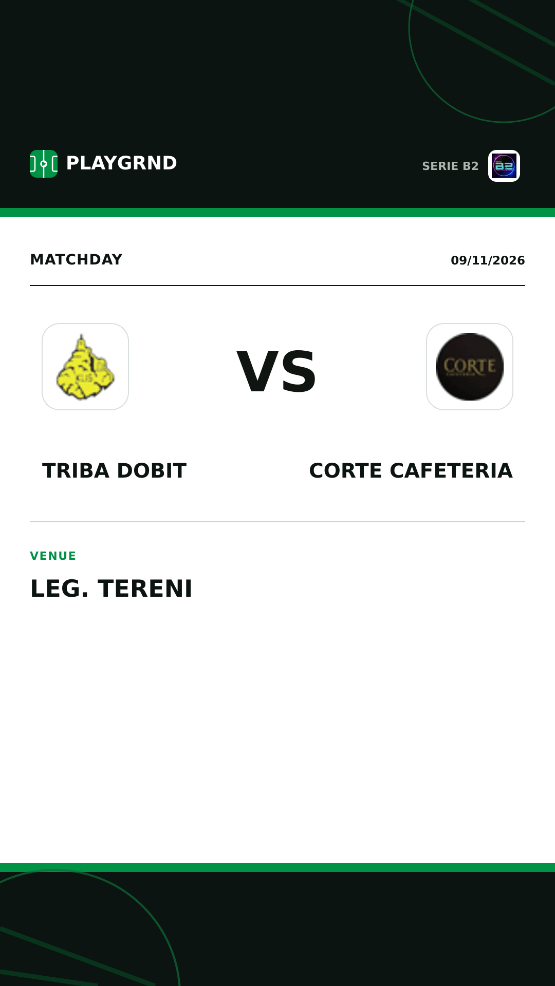 Instagram artwork: Triba Dobit vs Corte Cafeteria