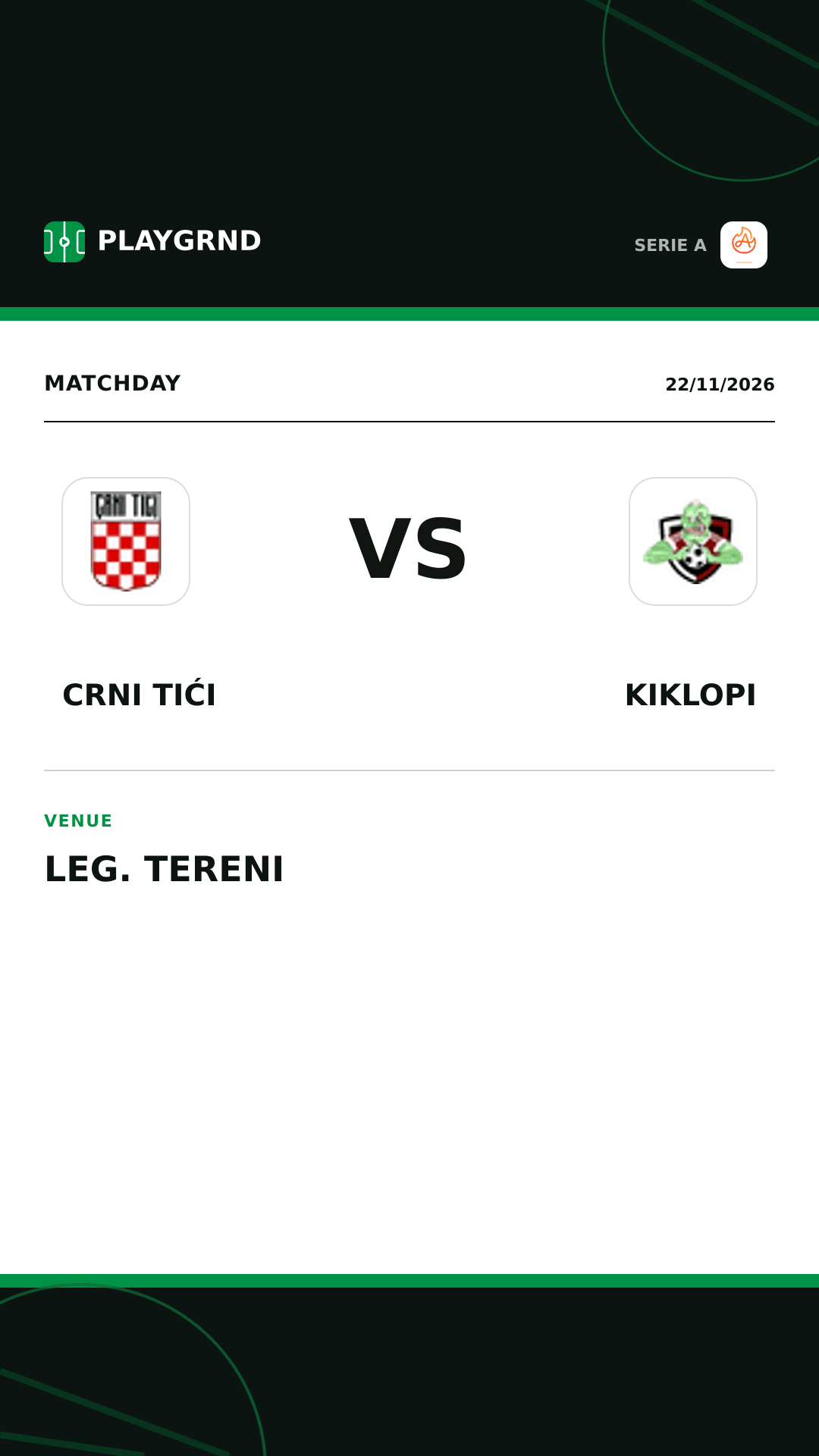 Instagram artwork: Crni Tići vs Kiklopi