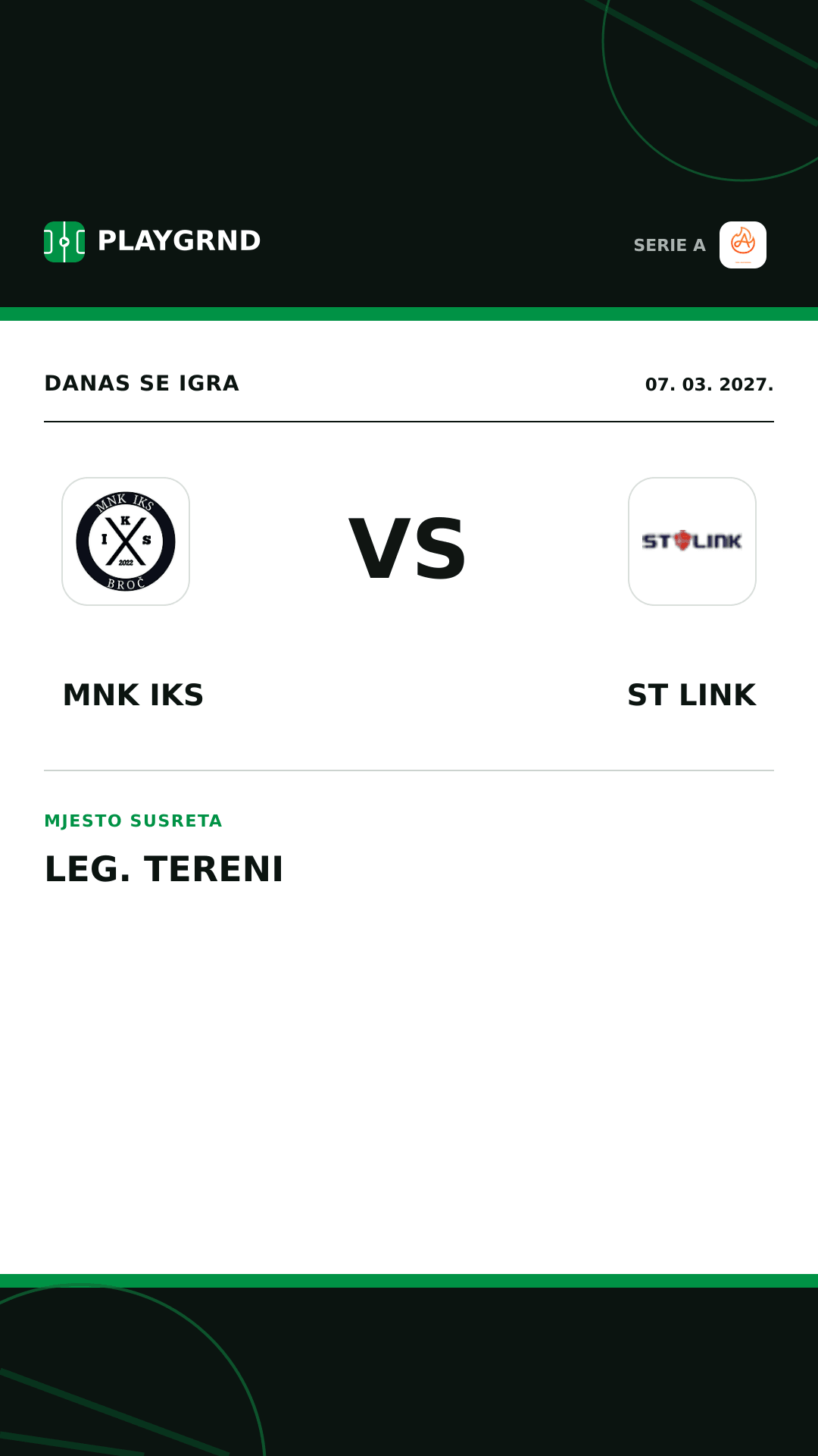 Instagram slika: Alla Vittoria vs ST Link