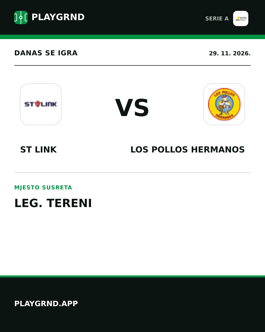 Instagram slika: ST Link vs Los Pollos Hermanos