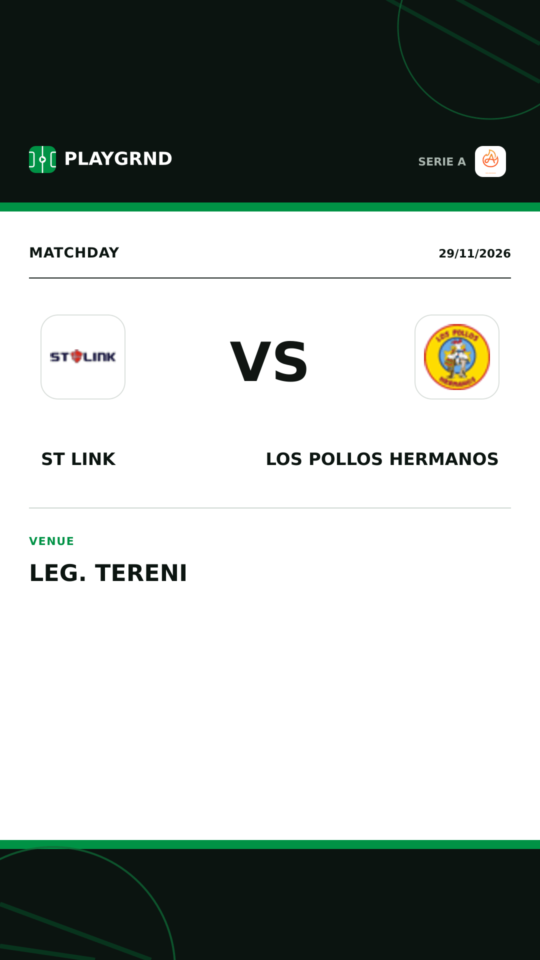 Instagram artwork: ST Link vs Los Pollos Hermanos
