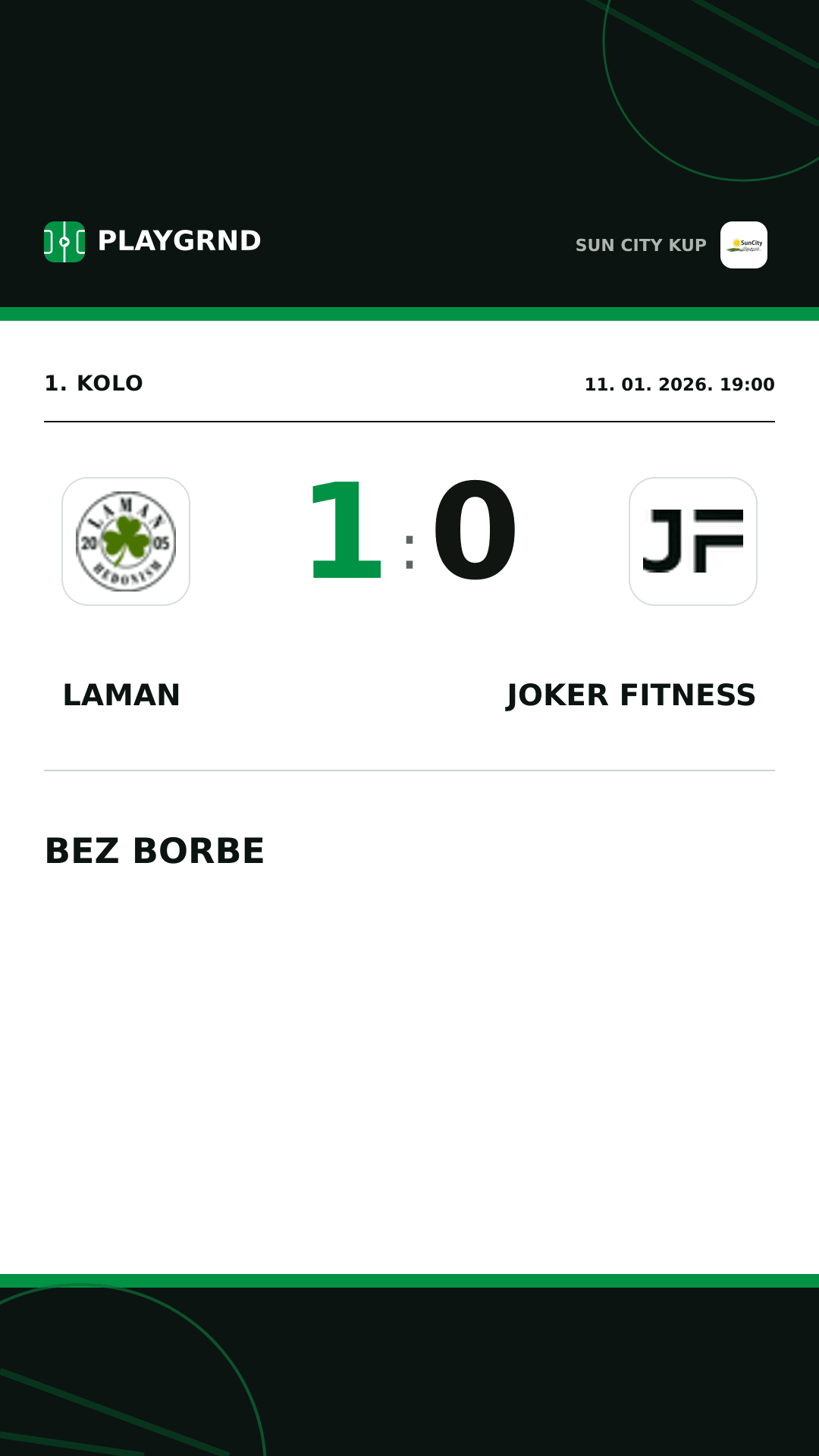 Instagram slika: Laman 1:0 Joker Fitness