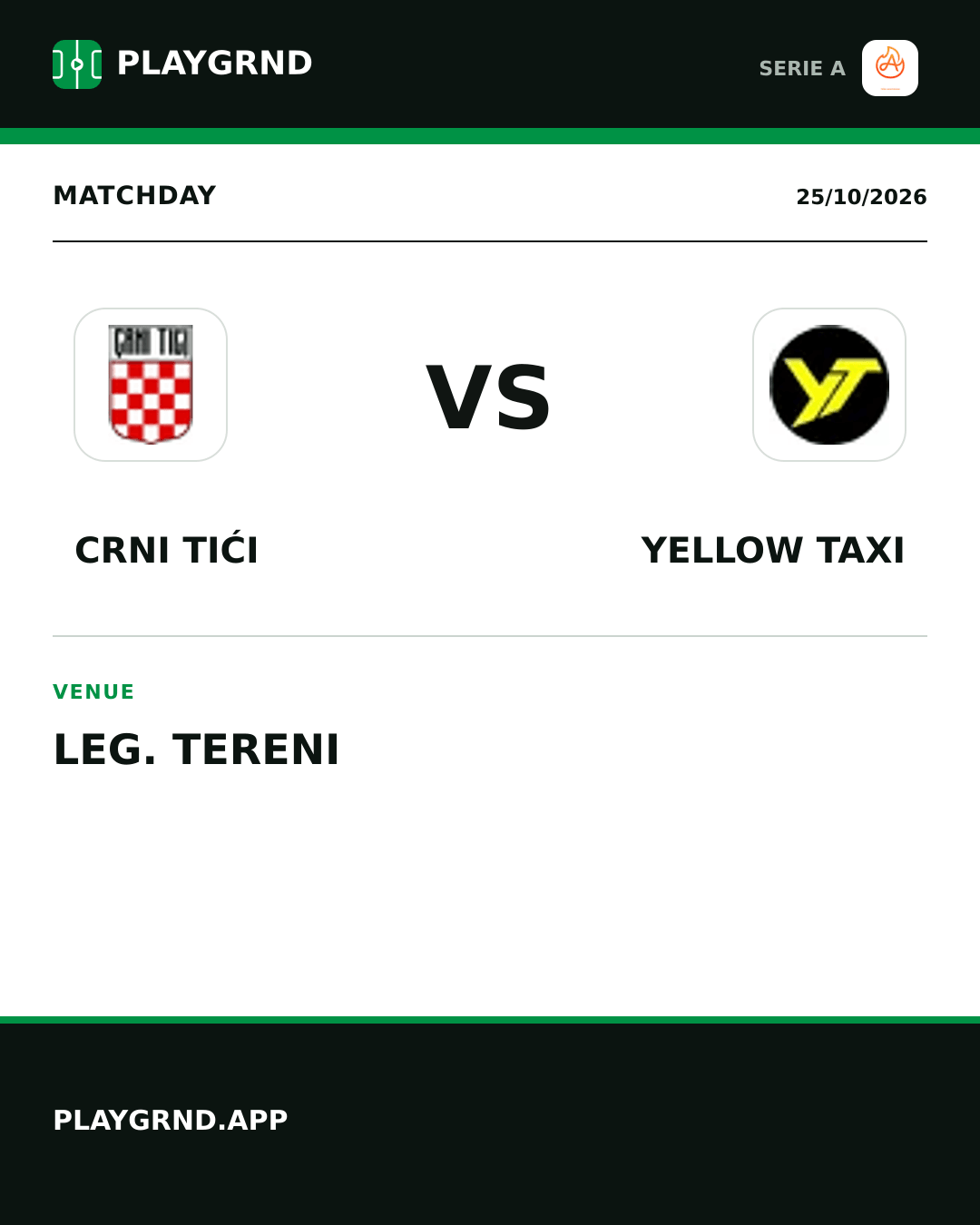 Instagram artwork: Crni Tići vs Yellow Taxi