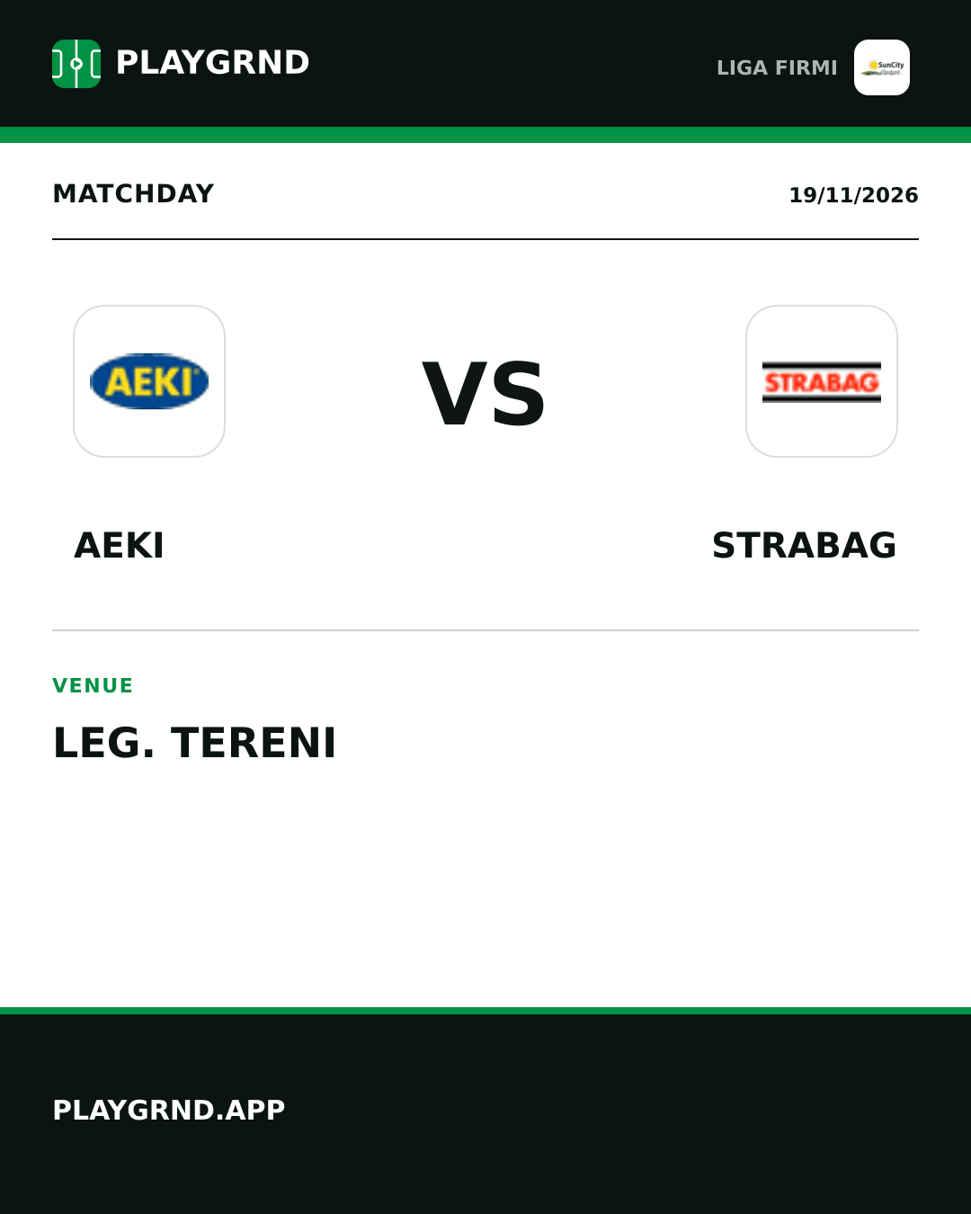 Instagram artwork: AEKI vs Strabag